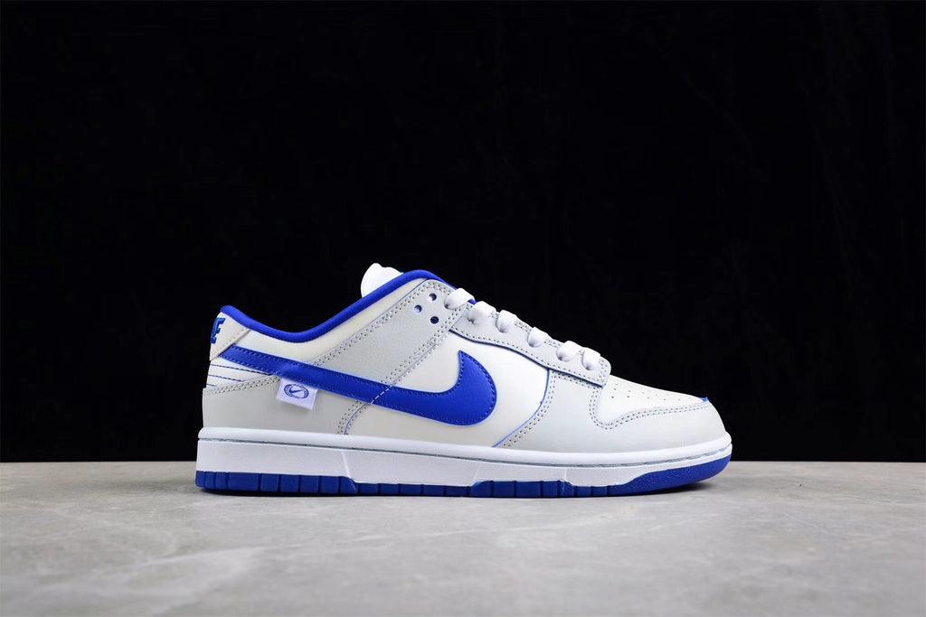 Nike SB FB1841-100 White Blue Low-Top Sneakers