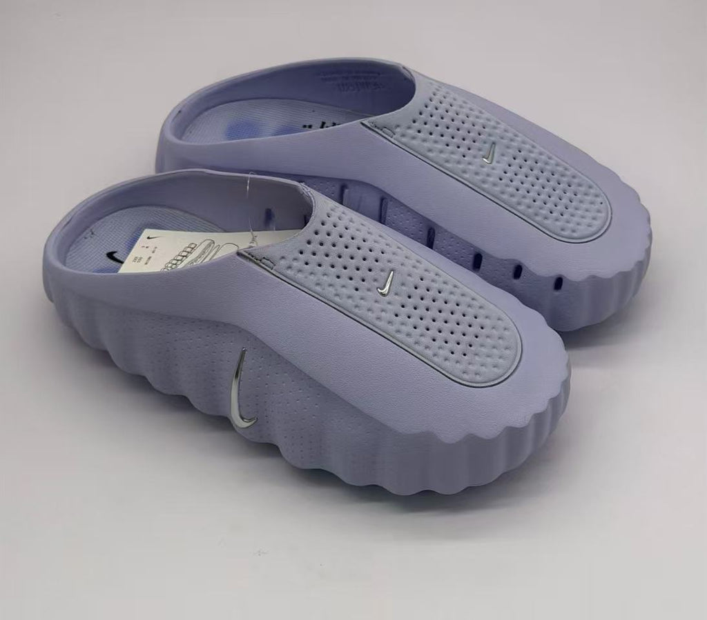 Nike Purple Slides with Textured Footbed