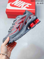 Nike Shox Ride 2 Sneakers in Grey and Red