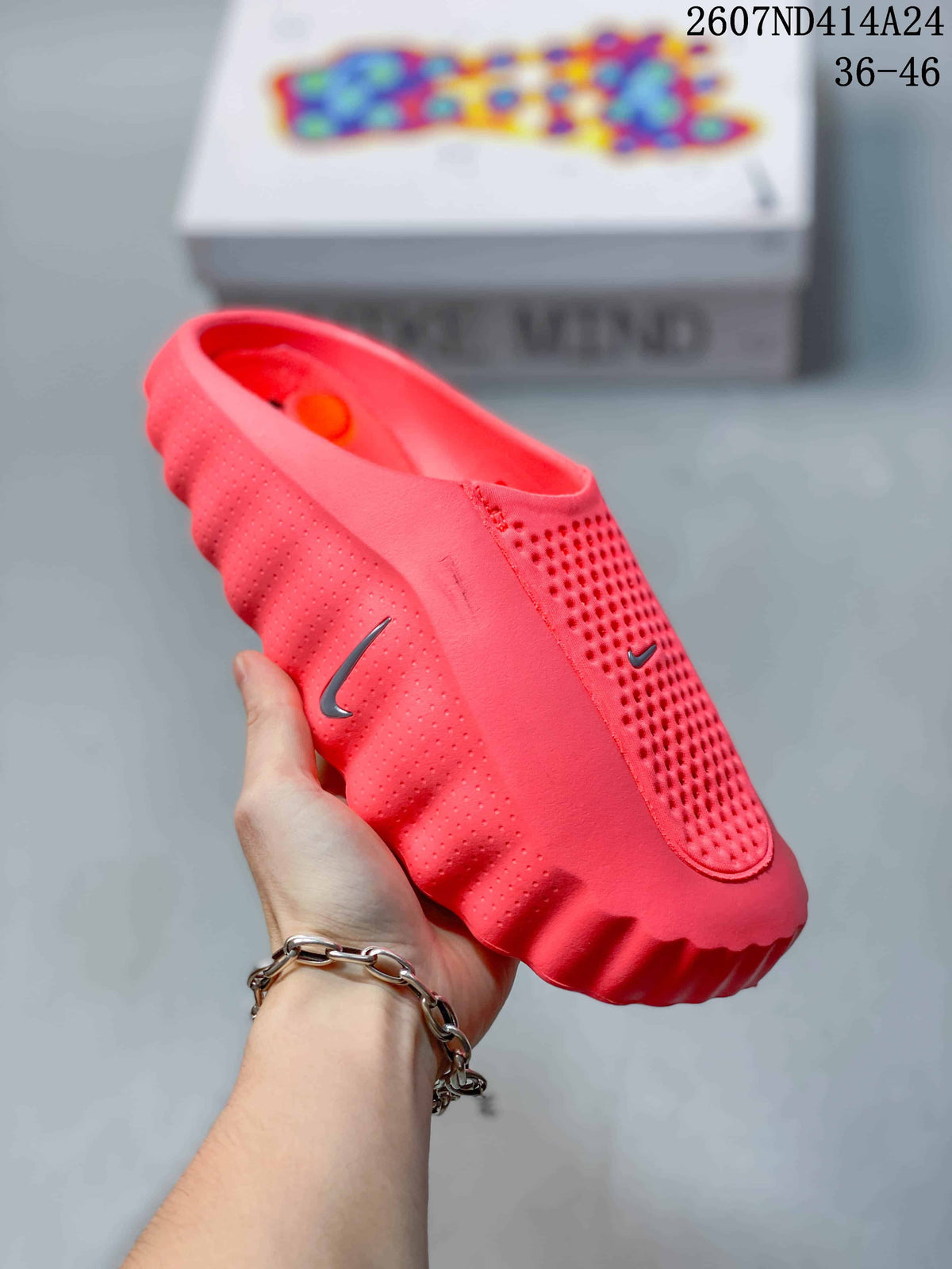 Nike Mind 001 Slip-On Mules Coral Red HQ4307-600