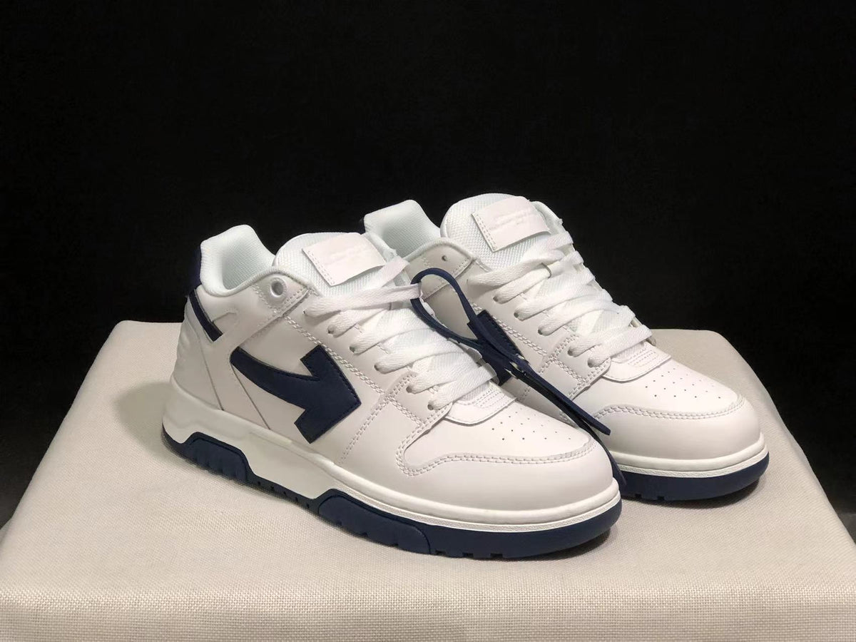 Off-White Out Of Office Low-Top Sneakers White and Navy