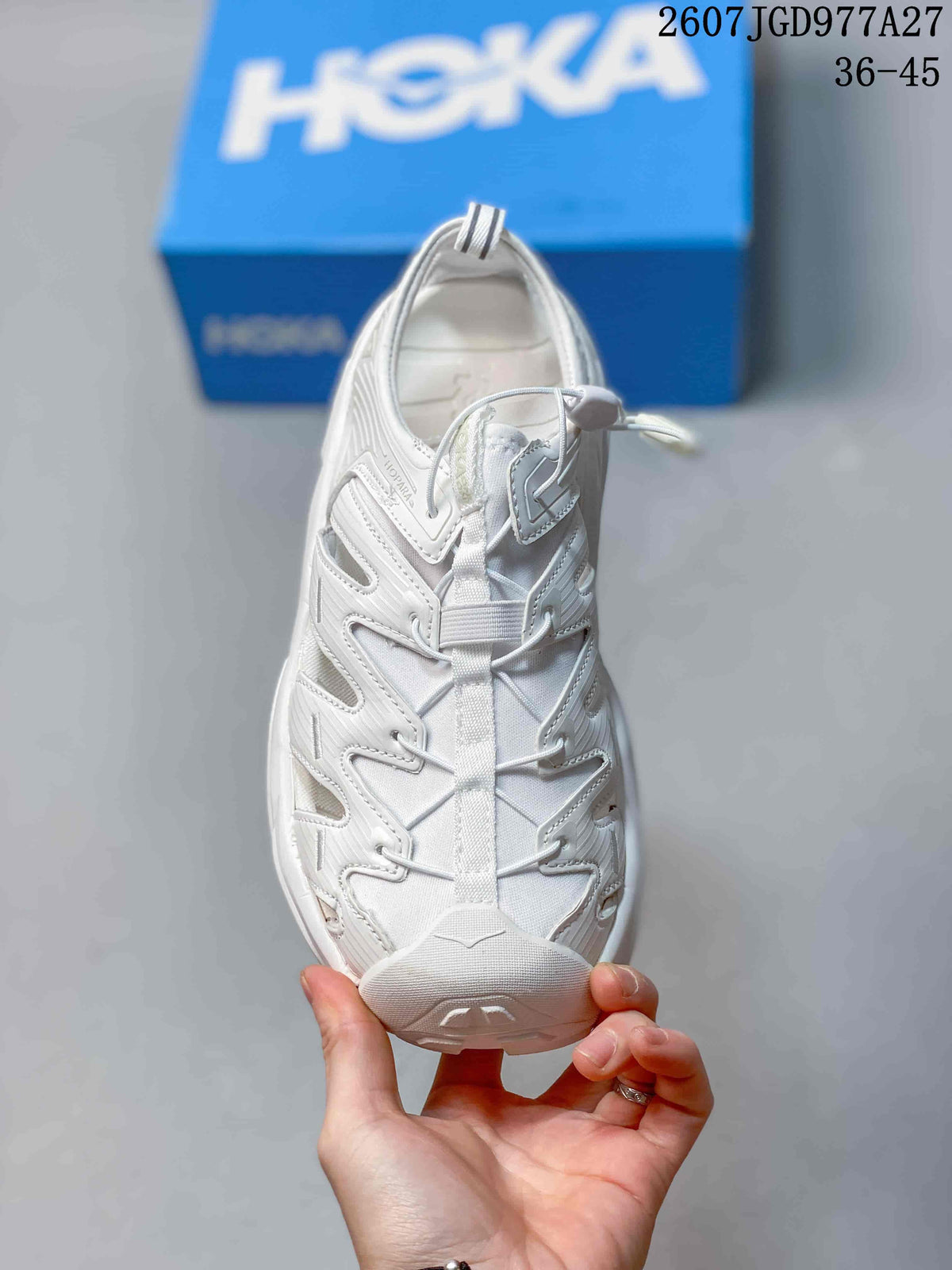 HOKA Hopara OG White Outdoor Sandals