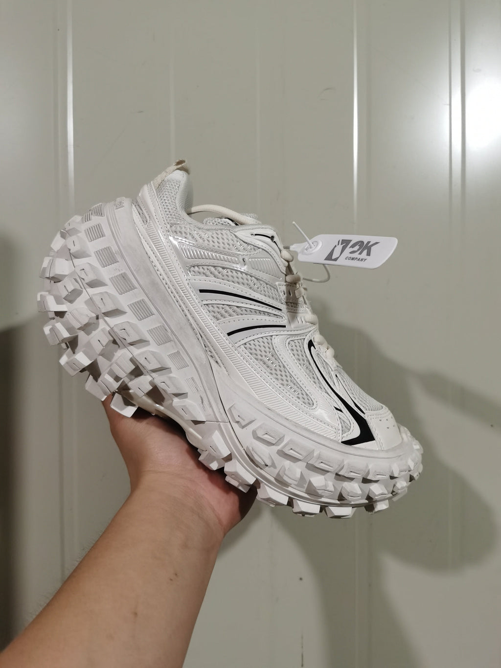 Balenciaga Defender 9110 White and Black Sneakers