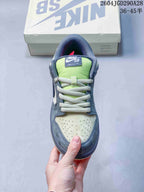 Nike Dunk Low Pro SB Grey and Lime Skate Shoes