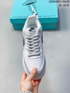 Nike Court Vision Low 2 White Graphic Sneakers