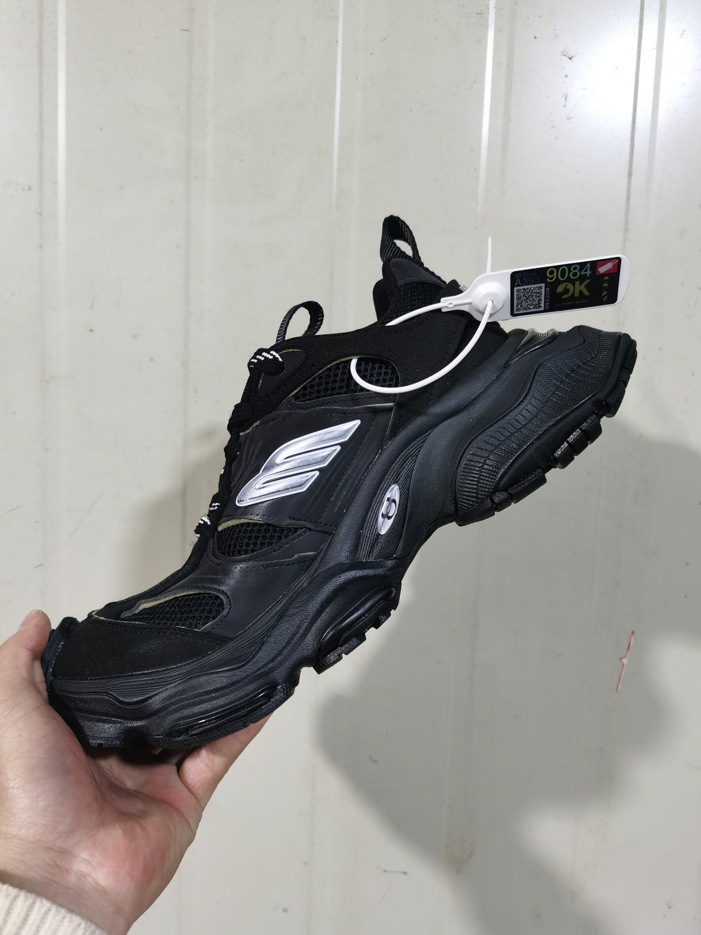 Skechers 0213 Black/White Chunky Sneakers