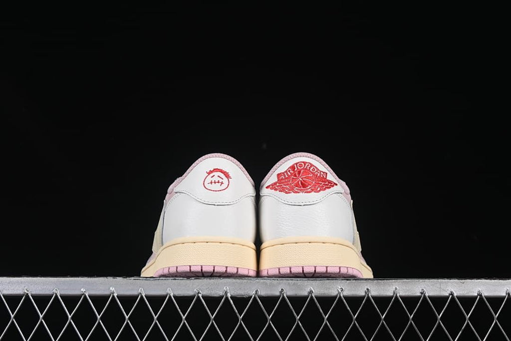 Jordan 1 Low OG Pink and Sail Sneakers DM7866-600
