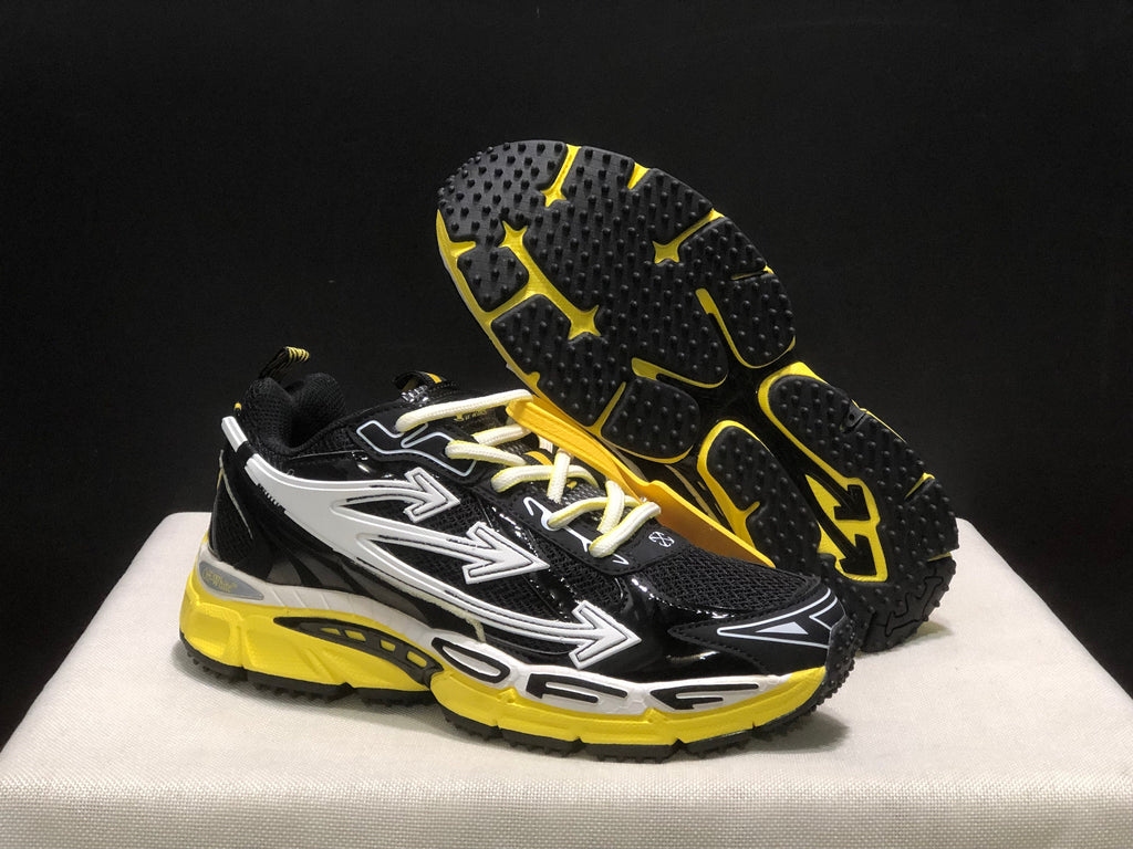 Off-White Be Right Back Sneakers Black Yellow