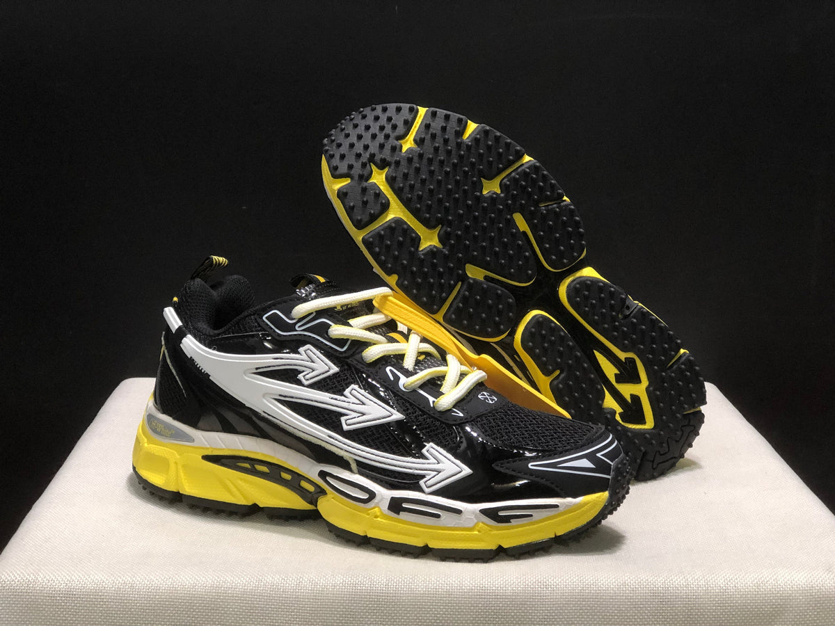 Off-White Be Right Back Sneakers Black Yellow