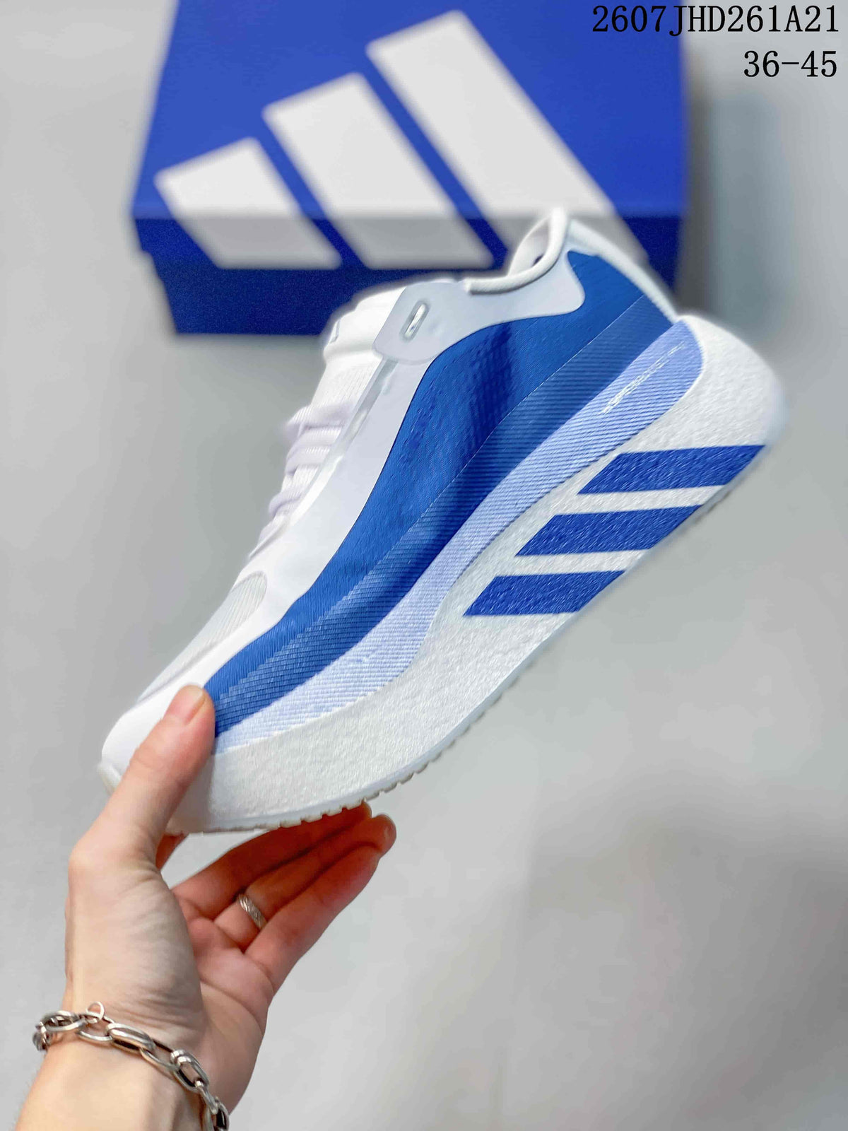 Adidas Hyperboost Edge M Sneakers White and Blue