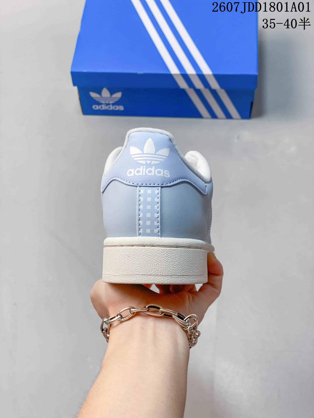 Adidas Originals Superstar Sneakers Light Blue HQ2646