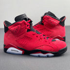 Air Jordan 6 Retro Toro Red and Black Sneakers CT8529-600