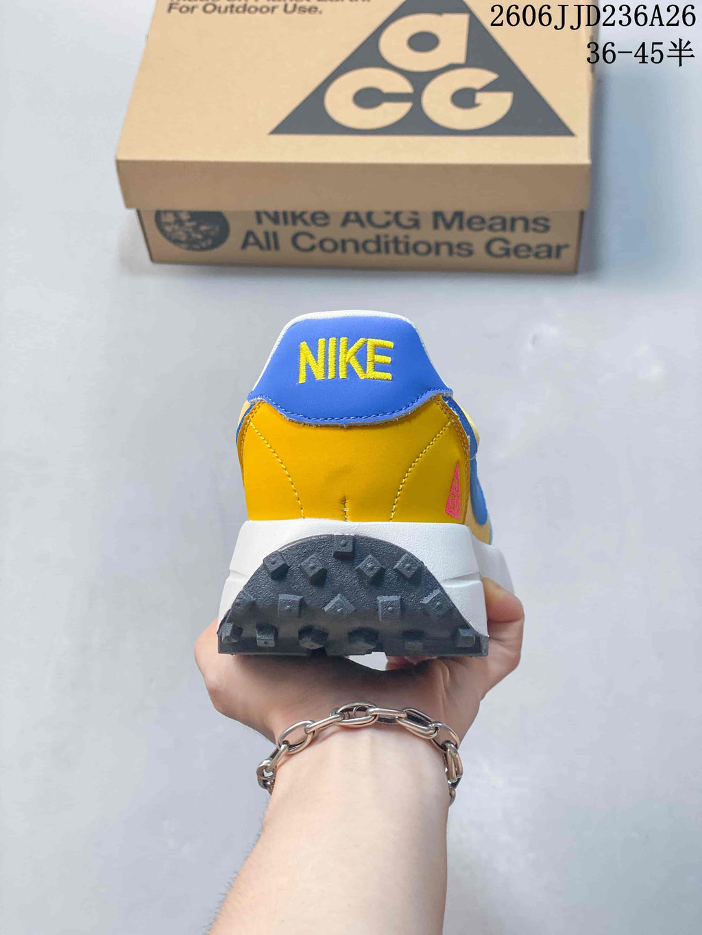 Nike ACG LDV Trail Sneakers Yellow and Blue