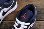 Air Jordan 1 Low Midnight Navy White 553558-481 Sneakers