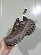Tire 2408 Chunky Mesh Sneakers Coffee Brown