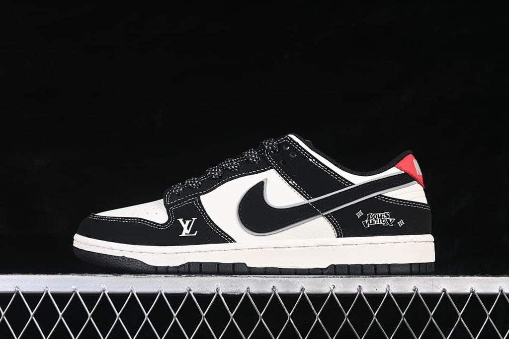 Nike SB Dunk Low Black White Red Sneakers QW5836-031