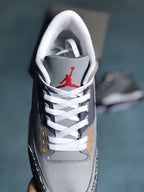 Jordan 3 Gray Cement Men’s Sneakers