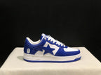 Bape Sta Low-Top Sneakers Blue and White