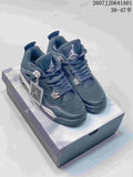 Jordan Air Jordan 4 Black Silver Women's Sneakers 07JJD641A01