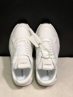 Off-White White Leather Low-Top Casual Sneakers