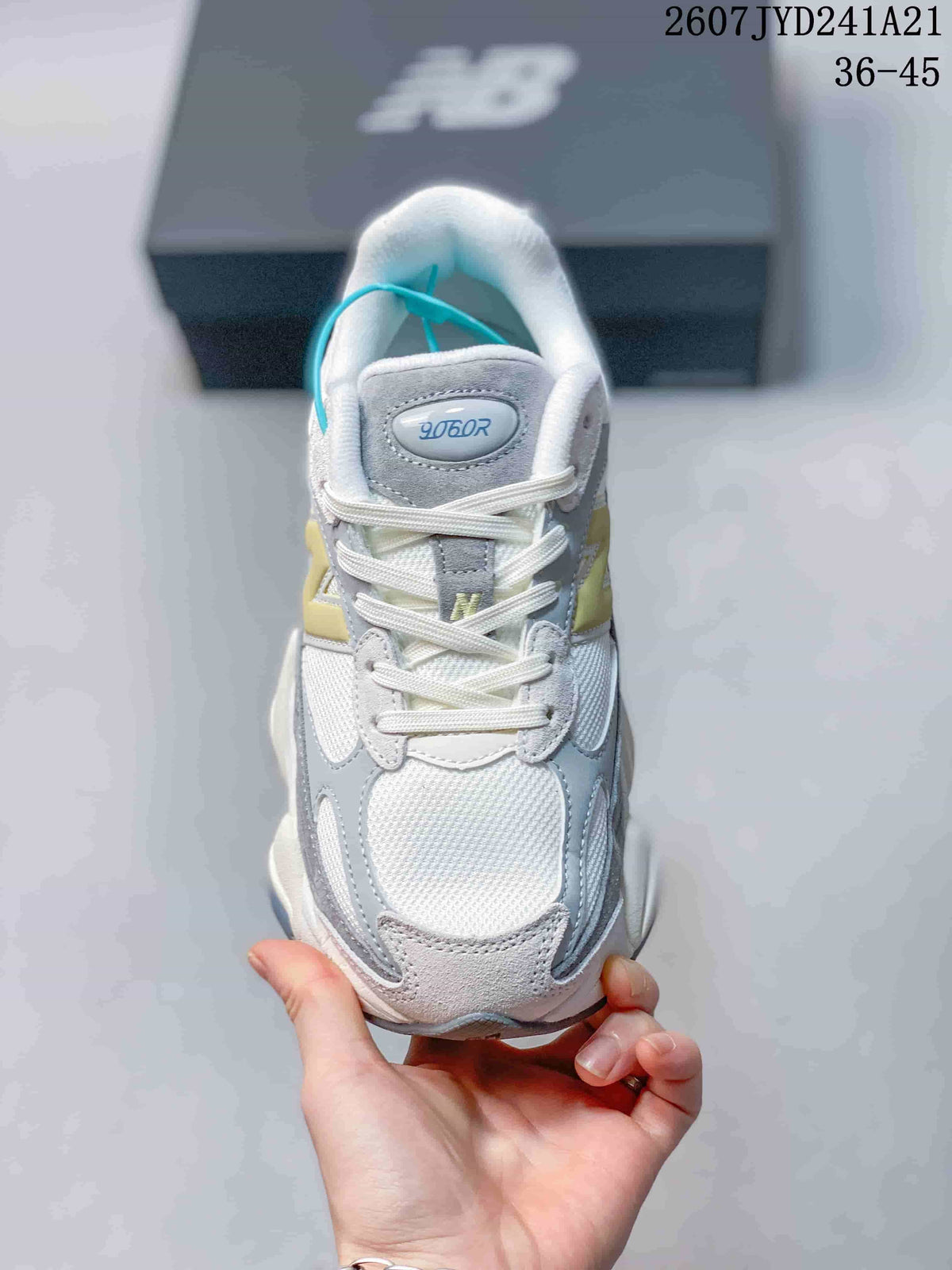 New Balance 9060 Sneakers White Grey Yellow Blue