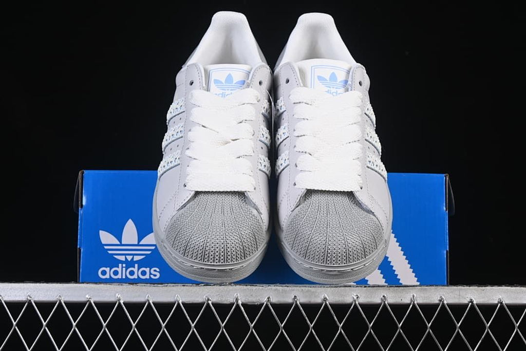 adidas Superstar II JQ8729 White Sneakers with Blue Details