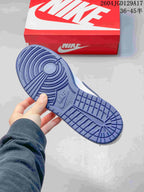 Nike Big Low White and Blue Low-Top Sneakers 355152