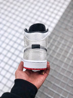 Air Jordan 1 Mid Edison Chen White Silk CU2804-100 Sneakers