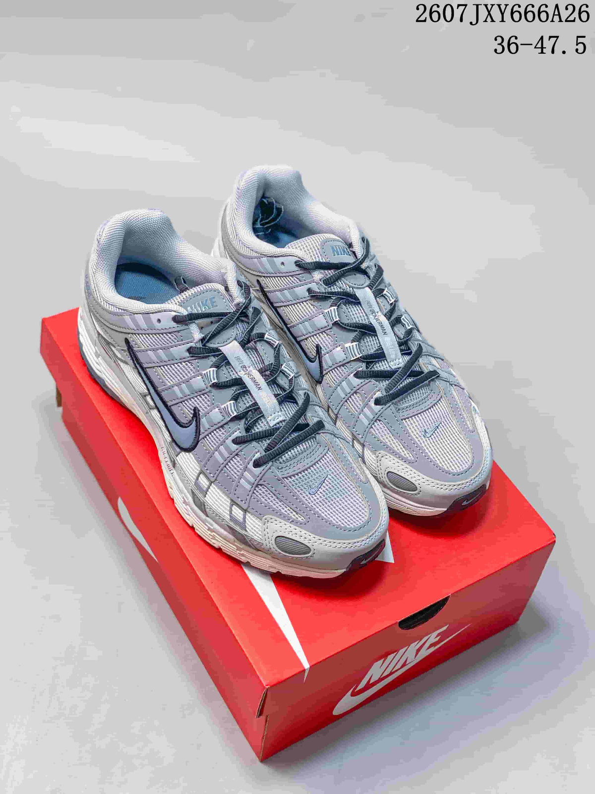 Nike P-6000 Gray Mesh Sneakers 2607 JXY666A26