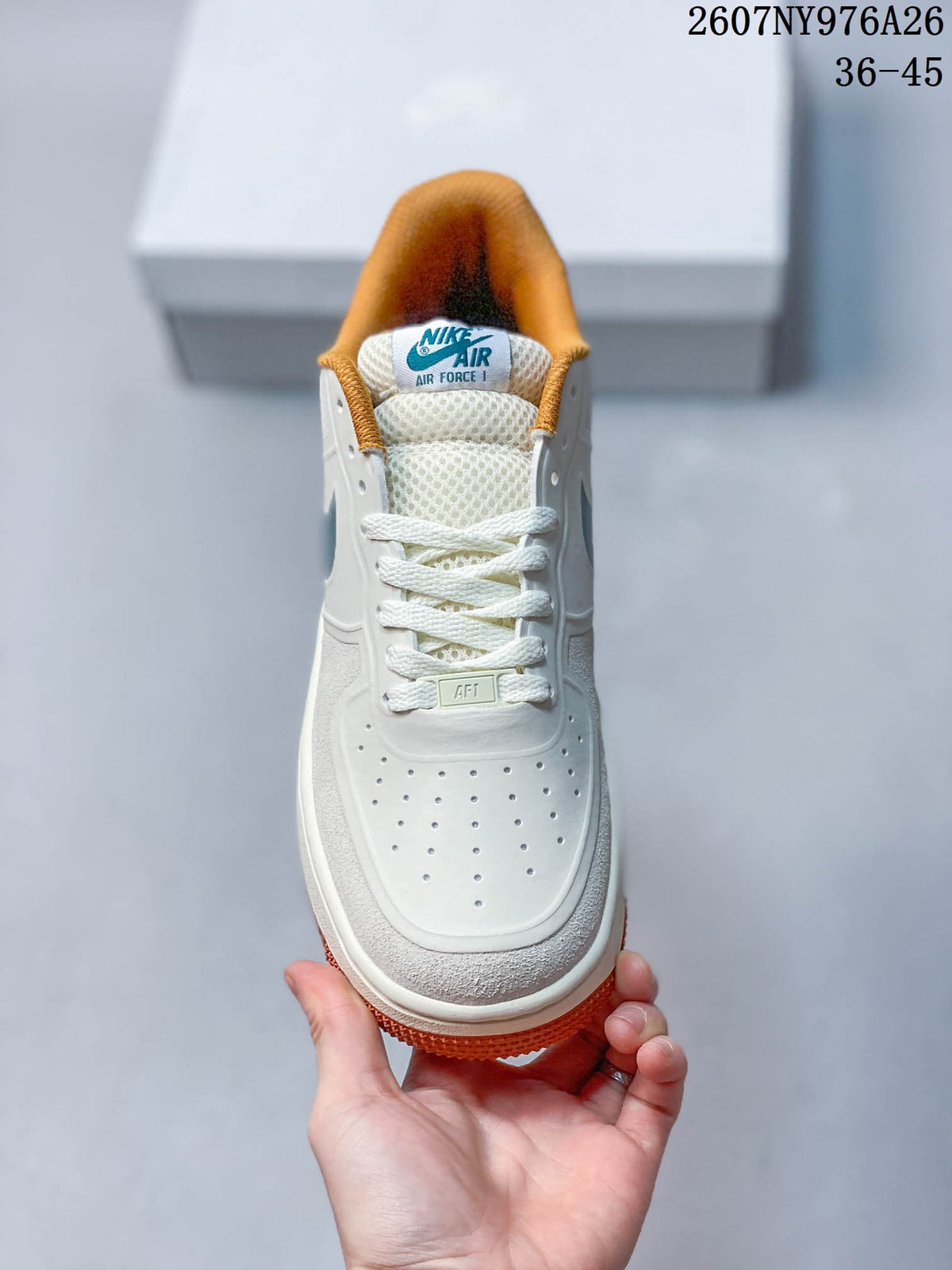 Nike Air Force 1 ’07 LV8 Low-Top Sneakers White Teal RJ1988-007