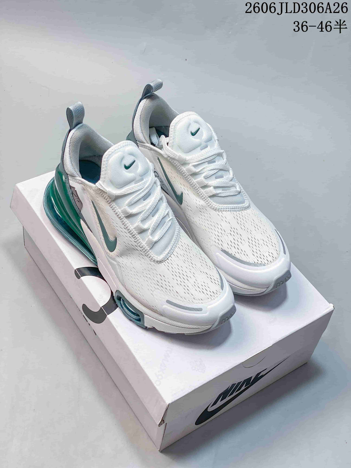 Nike Air Max 270 Premium Sneakers White Teal
