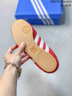 adidas Taekwondo Low-Top Sneakers Red White 2607VY1644A24