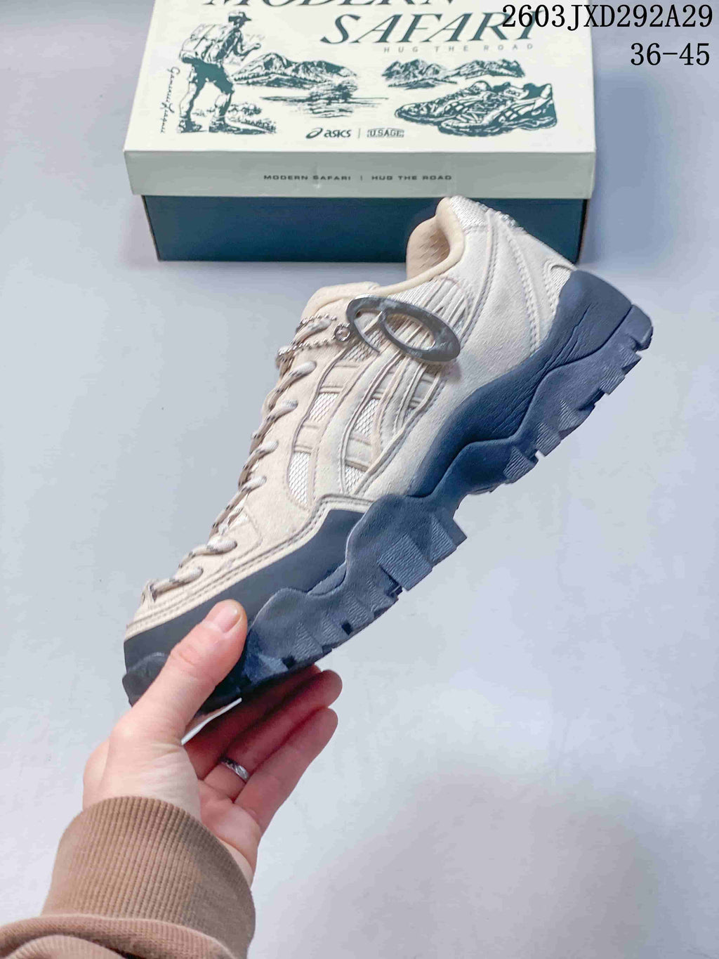 ASICS Gel-Pickax Outdoor Sneakers Cream Navy 1203A983-020