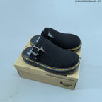 Dr. Martens Buckle Clog with Contrast Stitching