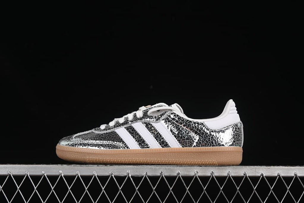 adidas Samba OG W JR0035 Silver Metallic Sneakers