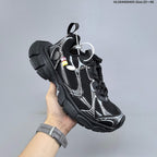 Balenciaga Phantom Sneakers in White and Metallic Gold