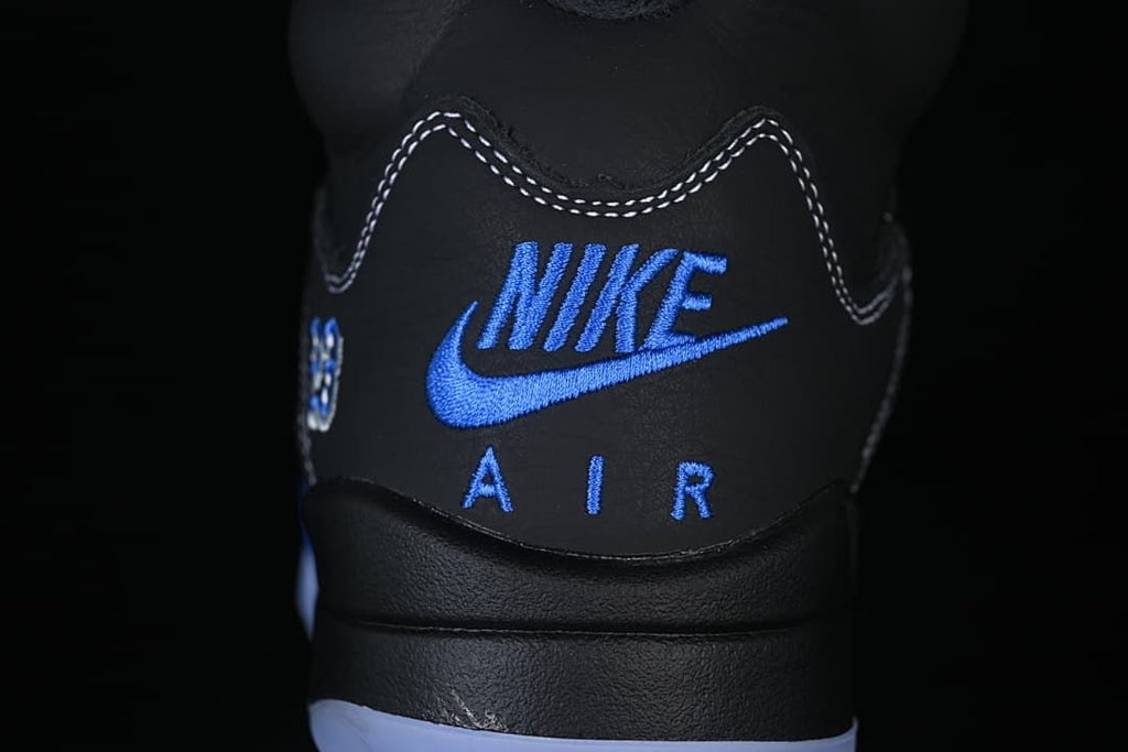 Awake NY x Air Jordan 5 Sneakers Black and Blue