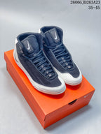 Nike Inflict 4 Wrestling Shoes, White and Dark Navy