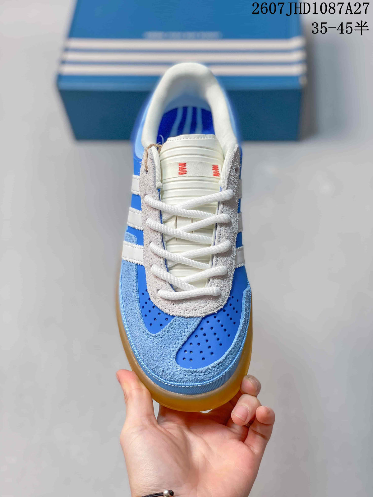 adidas Originals Samba ADV Sneakers Blue White Gum Sole