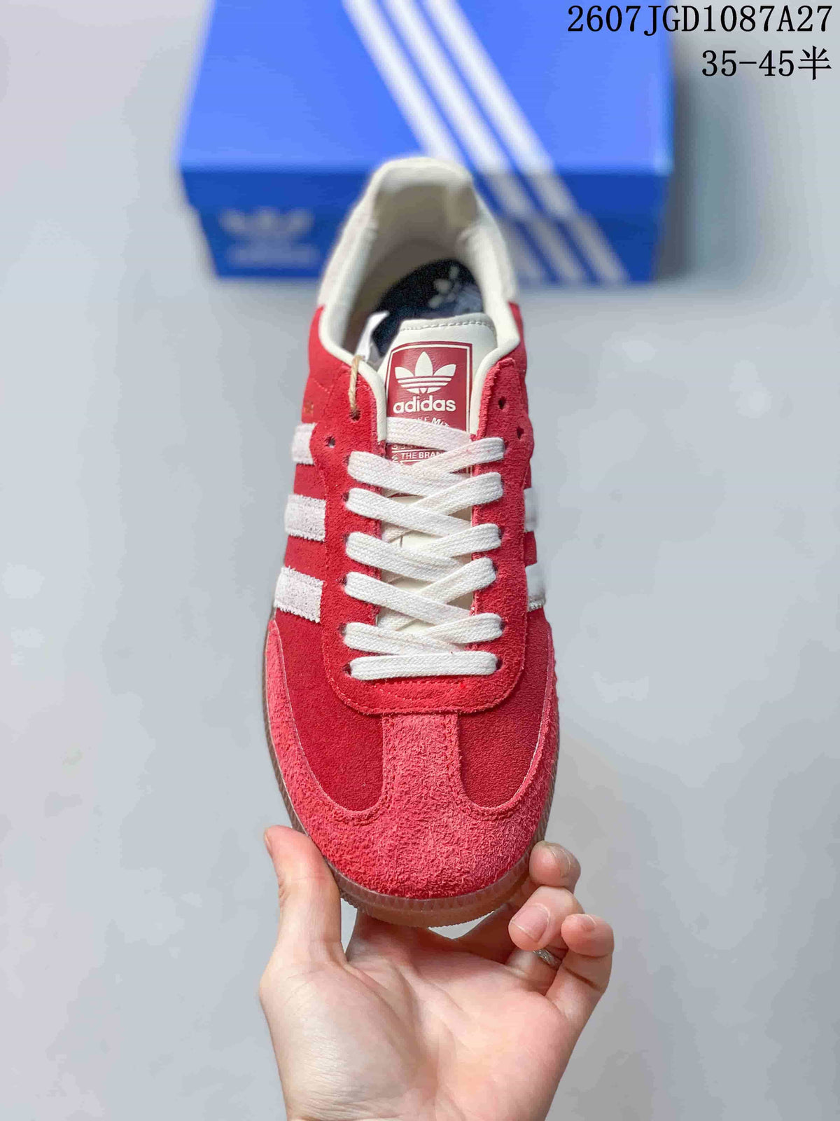 adidas Samba ADV Red White Low-Top Sneakers JGD1087A27