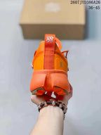 On LOEWE Series Orange Low-Top Sneakers JYD386A26