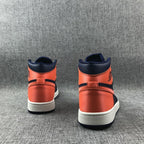 Air Jordan 1 Mid Blue Orange Sneakers AH7389-408