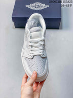 Jordan Low-Top Sneakers in White and Light Grey