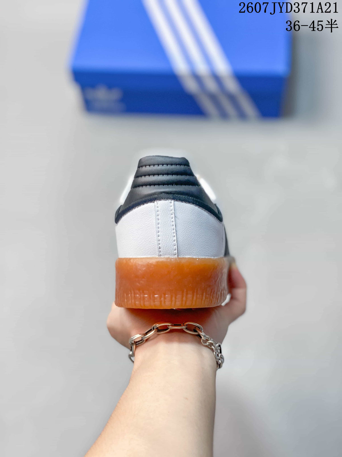 adidas Sambae Women's White Black Gum Sneakers