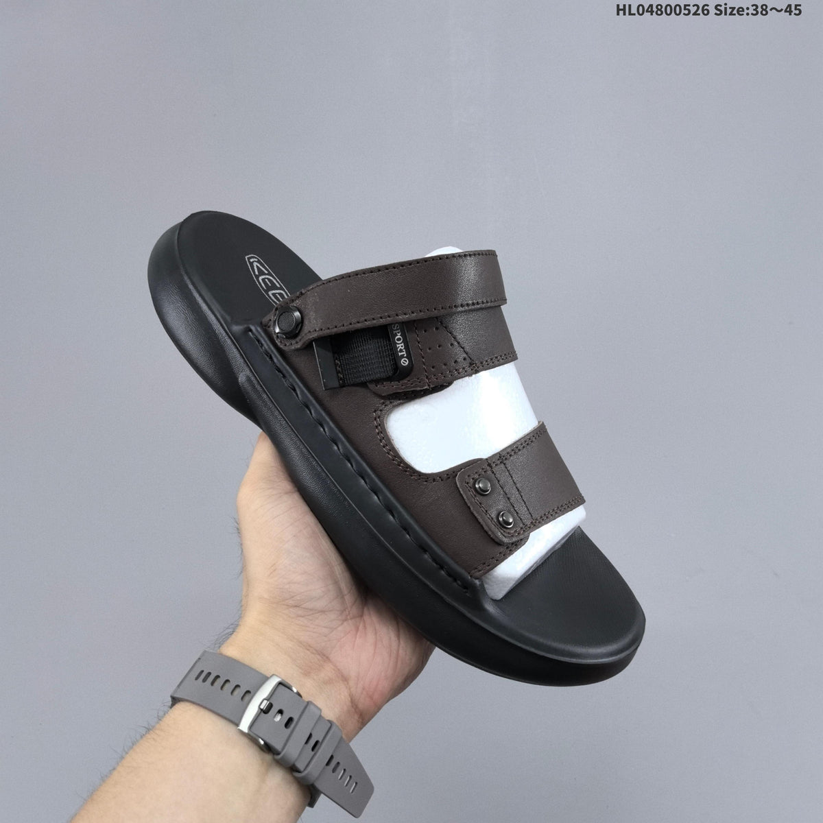KEEN UNEEK Slide Sandals in Black or Brown