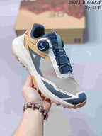 KAILAS Kuo Cang BOA Trail Hiking Sneakers Navy Tan 712860TOU