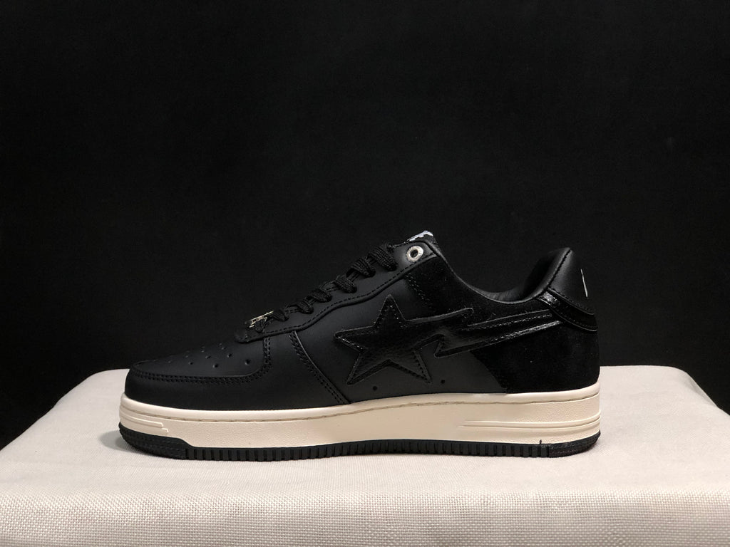 BAPE Bape Sta Low-Top Sneakers Black White