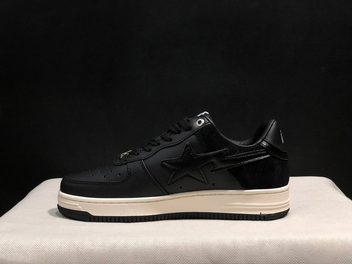 BAPE Bape Sta Low-Top Sneakers Black White