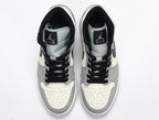 Jordan 1 High Dior-Inspired Sneakers Grey White Black