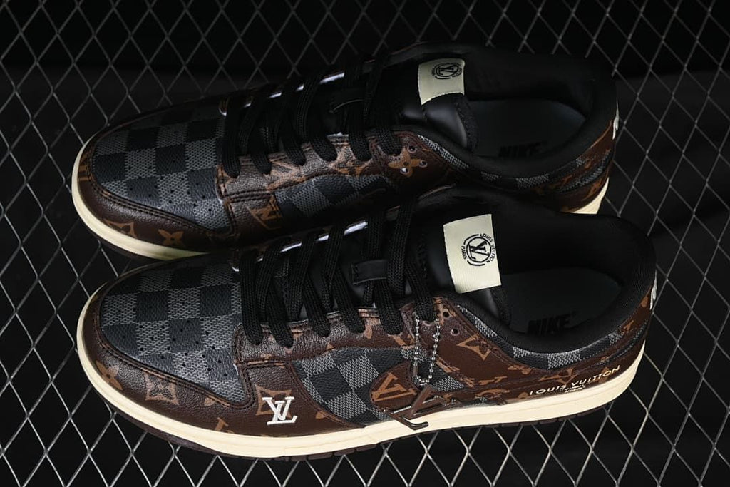 Nike SB Dunk Low Brown and Grey Patterned Sneakers SC0601-453